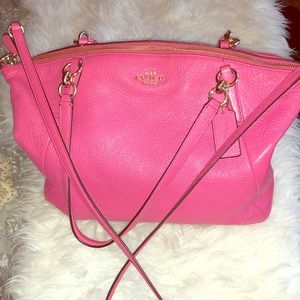 Coach KELSEY SATCHEL IN PEBBLE LEATHER